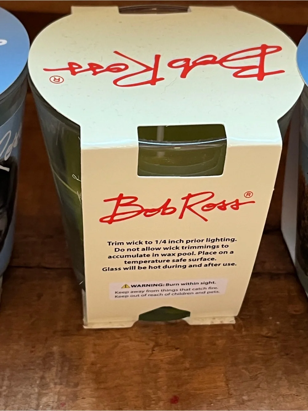 Collection of Bob Ross Scented Candles 3 oz. - Lot of 4 NEW-Gift-Happylittletree
